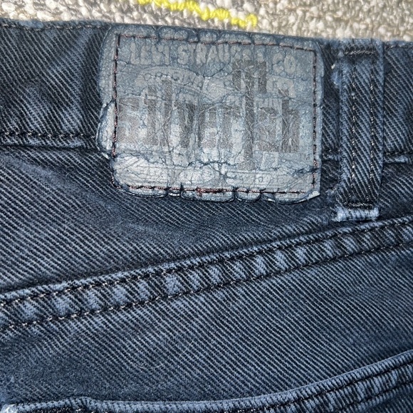 Levi’s Vintage Gold Silver Tab Straight Denim Jeans Size 33x32 - Picture 6 of 9